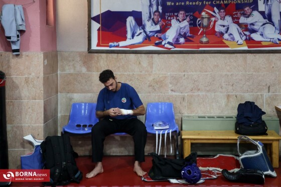 تمرين تیم ملی تکواندو آقایان