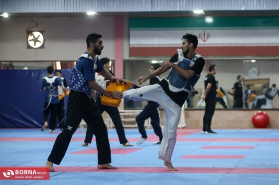 تمرين تیم ملی تکواندو آقایان
