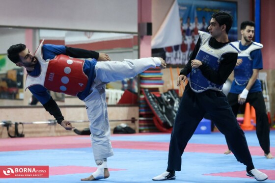 تمرين تیم ملی تکواندو آقایان