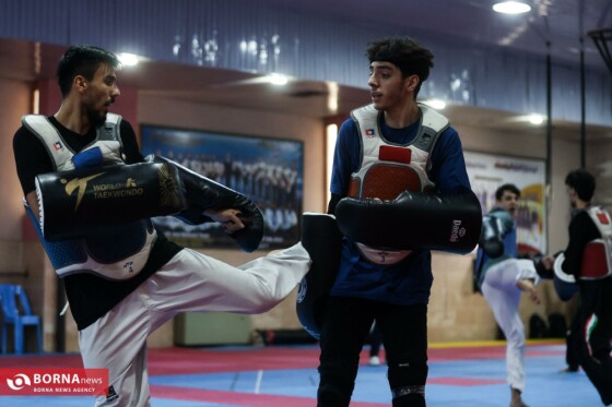 تمرين تیم ملی تکواندو آقایان