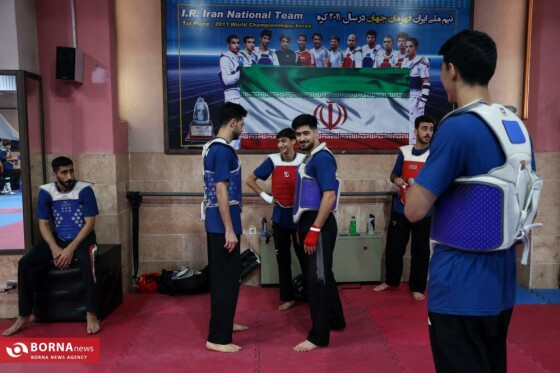 تمرين تیم ملی تکواندو آقایان