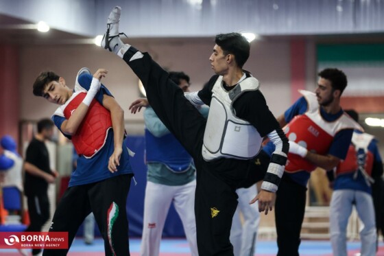 تمرين تیم ملی تکواندو آقایان