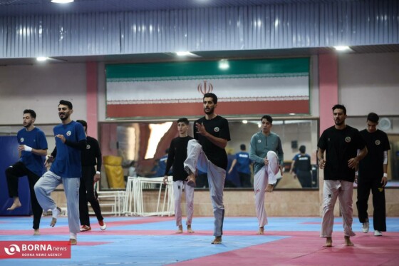 تمرين تیم ملی تکواندو آقایان