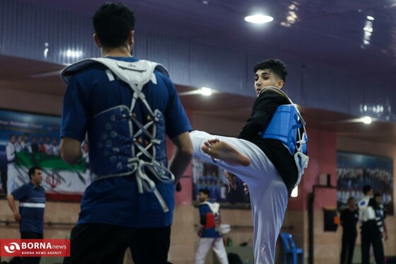 تمرين تیم ملی تکواندو آقایان