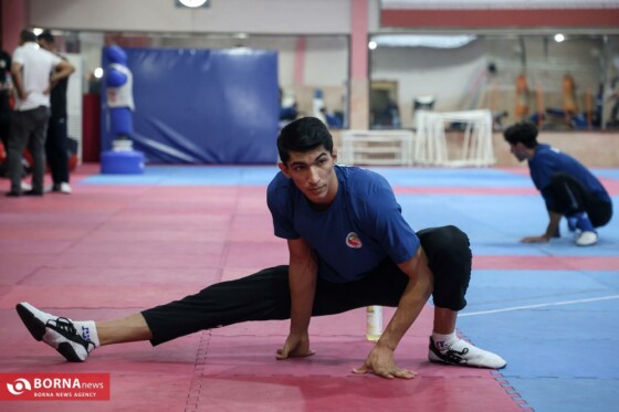 تمرين تیم ملی تکواندو آقایان