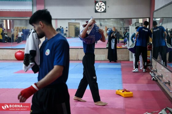 تمرين تیم ملی تکواندو آقایان