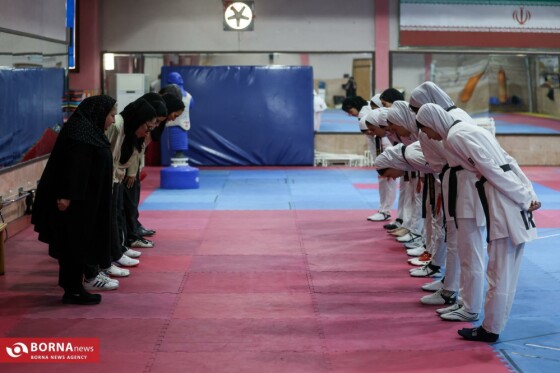 اردوی تیم ملی تکواندو دختران