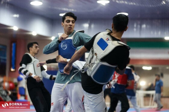 تمرين تیم ملی تکواندو آقایان