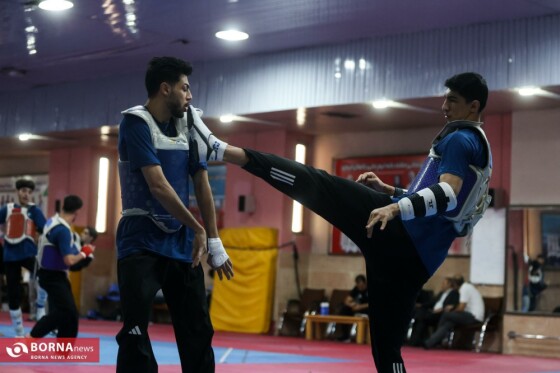 تمرين تیم ملی تکواندو آقایان