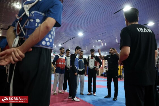 تمرين تیم ملی تکواندو آقایان