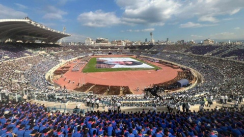 گردهمایی ۶۰ هزار پیشاهنگ در بیروت با شعار «نسلهای سید»