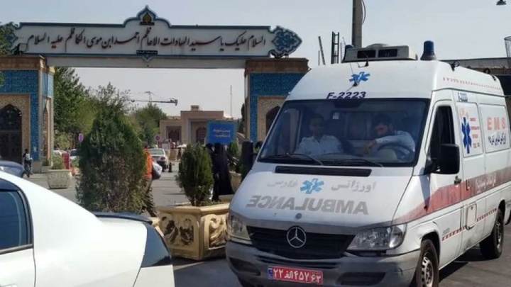 آتش سوزی در محدوده حرم شاهچراغ(ع)