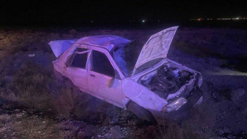 ۵ مصدوم در واژگونی‌ پراید در محور دامغان شاهرود