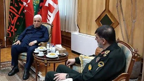 دیدار فرمانده حشد الشعبی عراق با سردار رادان