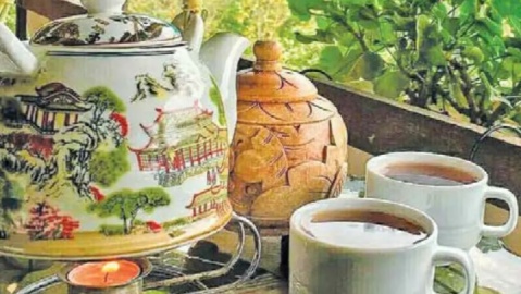 ابلاغ پیام دوستی با یک چای دونفره