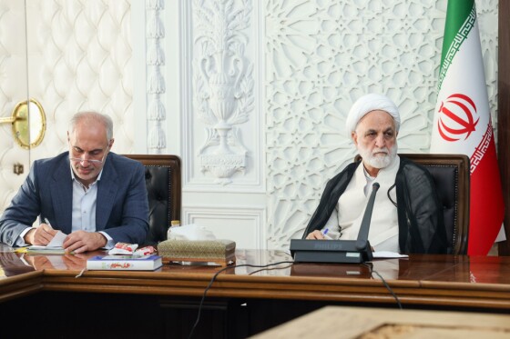 جلسه جمعی از اعضای کارآفرینان ایران با روسای قوای مجریه و قضاییه