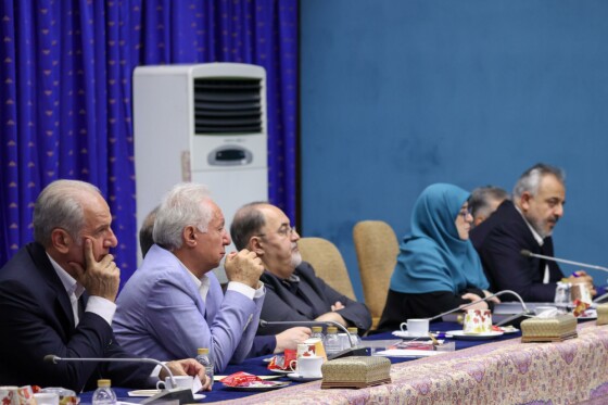 جلسه دکتر مسعود پزشکیان با جمعی از اعضای مجمع کارآفرینان ایران