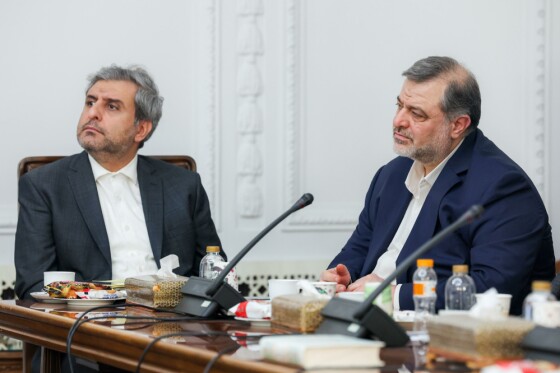 جلسه جمعی از اعضای کارآفرینان ایران با روسای قوای مجریه و قضاییه