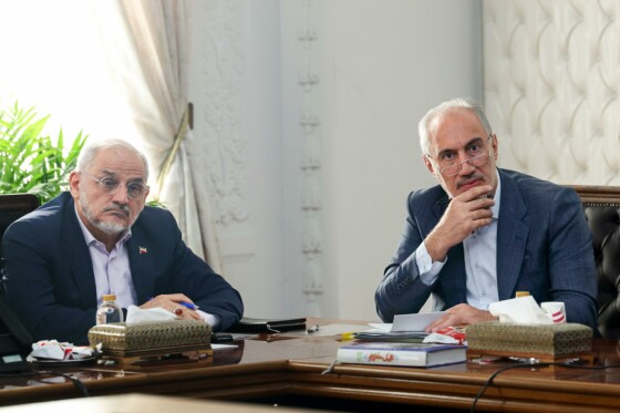 جلسه جمعی از اعضای کارآفرینان ایران با روسای قوای مجریه و قضاییه