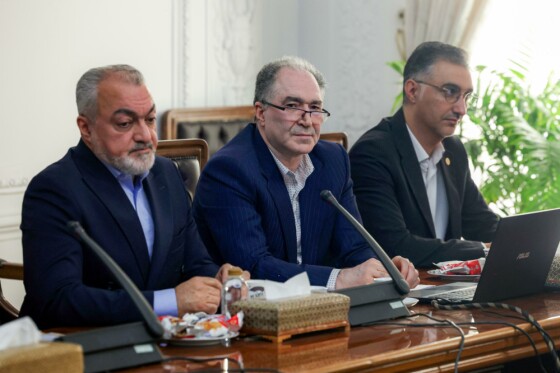 جلسه جمعی از اعضای کارآفرینان ایران با روسای قوای مجریه و قضاییه