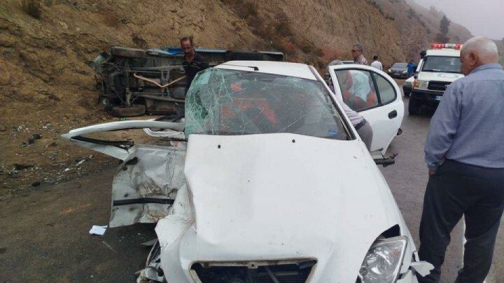 ۲ کشته در حادثه رانندگی محور فولاد محله- کیاسر