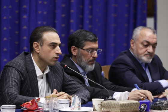 جلسه دکتر مسعود پزشکیان با جمعی از اعضای مجمع کارآفرینان ایران