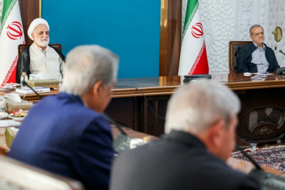 جلسه جمعی از اعضای کارآفرینان ایران با روسای قوای مجریه و قضاییه