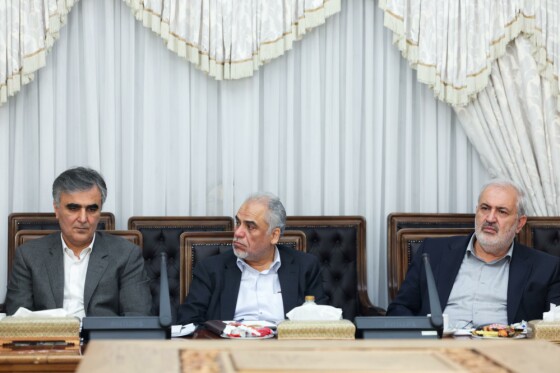 جلسه جمعی از اعضای کارآفرینان ایران با روسای قوای مجریه و قضاییه