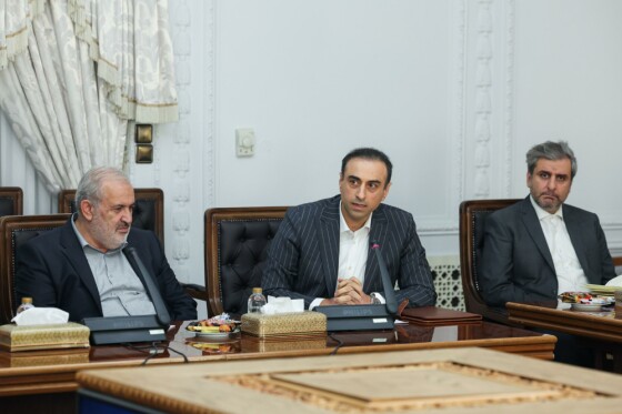 جلسه جمعی از اعضای کارآفرینان ایران با روسای قوای مجریه و قضاییه