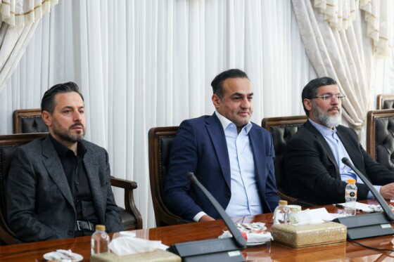 جلسه جمعی از اعضای کارآفرینان ایران با روسای قوای مجریه و قضاییه