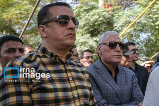 تشییع پیکر «سعید مظفری»