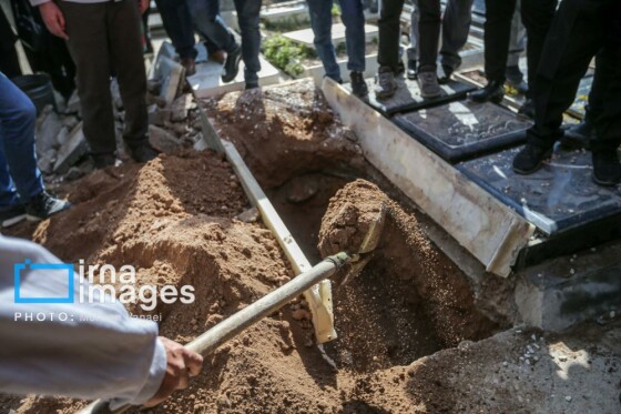 تشییع پیکر «سعید مظفری»