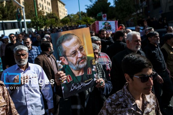 تشییع پیکر سردار «علیرضا افشار»