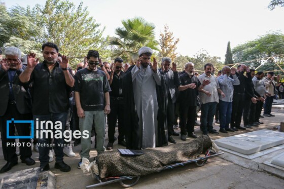 تشییع پیکر «سعید مظفری»