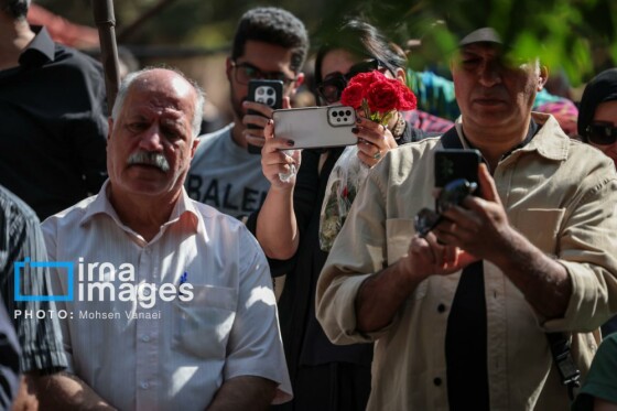 تشییع پیکر «سعید مظفری»