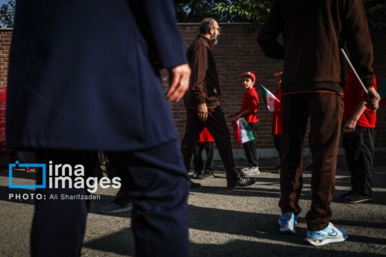 فتتاح المپیاد ورزشی درون مدرسه‌ای