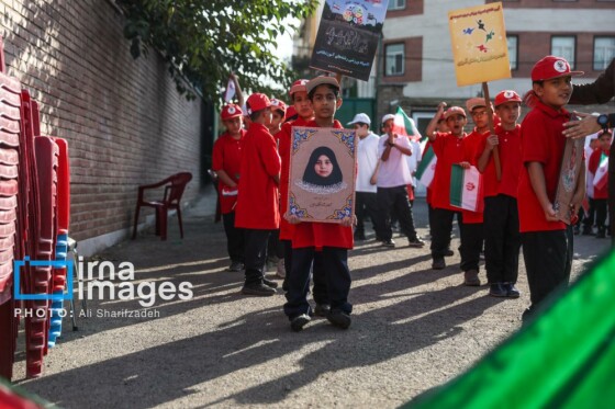 فتتاح المپیاد ورزشی درون مدرسه‌ای