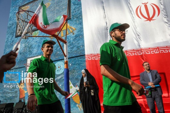 فتتاح المپیاد ورزشی درون مدرسه‌ای