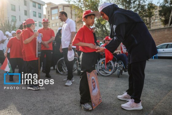 فتتاح المپیاد ورزشی درون مدرسه‌ای