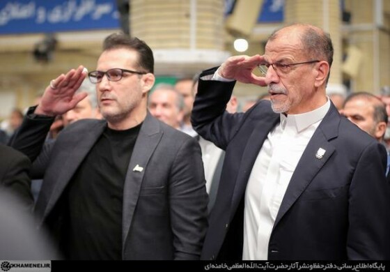 سلام نظامی ورزشکاران در دیدار  با رهبر انقلاب