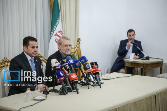 کنفرانس مشترک مطبوعاتی دبیر شورای عالی امنیت ملی و مشاور امنیت ملی عراق