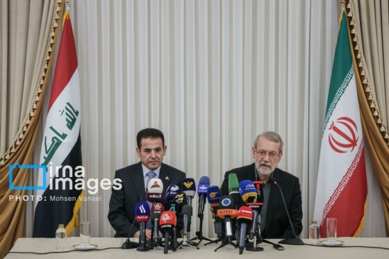 کنفرانس مشترک مطبوعاتی دبیر شورای عالی امنیت ملی و مشاور امنیت ملی عراق