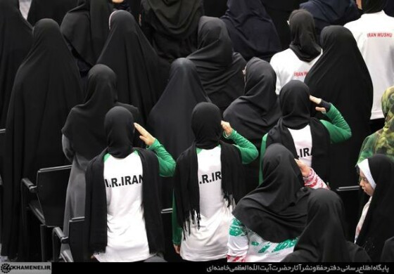 سلام نظامی ورزشکاران در دیدار  با رهبر انقلاب