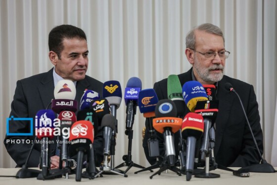 کنفرانس مشترک مطبوعاتی دبیر شورای عالی امنیت ملی و مشاور امنیت ملی عراق