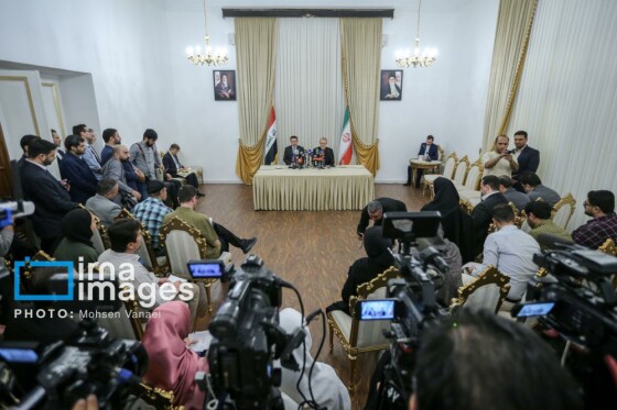 کنفرانس مشترک مطبوعاتی دبیر شورای عالی امنیت ملی و مشاور امنیت ملی عراق