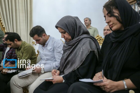 کنفرانس مشترک مطبوعاتی دبیر شورای عالی امنیت ملی و مشاور امنیت ملی عراق