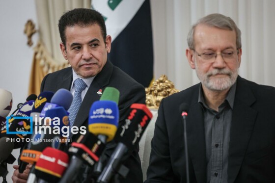 کنفرانس مشترک مطبوعاتی دبیر شورای عالی امنیت ملی و مشاور امنیت ملی عراق