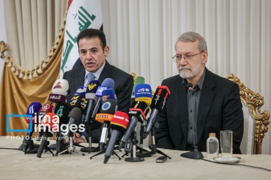 کنفرانس مشترک مطبوعاتی دبیر شورای عالی امنیت ملی و مشاور امنیت ملی عراق