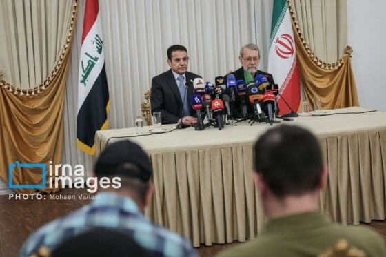 کنفرانس مشترک مطبوعاتی دبیر شورای عالی امنیت ملی و مشاور امنیت ملی عراق