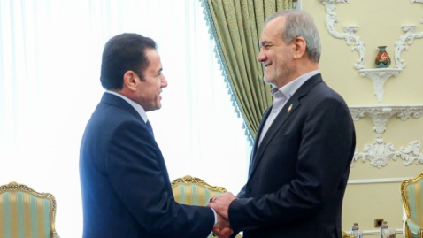 گزارش تصویری/ دیدار مشاور امنیت ملی عراق با رئیس جمهور